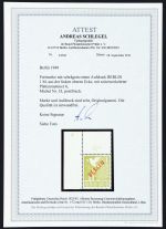 Berlin 1949, Mich.-Nr.: 33 ** Eckrand  Plattennummer 6   geprüft  Attest