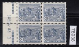 Berlin 1949, Mich.-Nr.: 55 **  HAN  4er.-Block