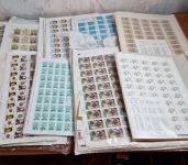 Bogenposten  Papierfrei   Europa  Alle Welt  ca.  500-600  Stück