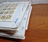 Bogenposten  Papierfrei   Europa  Alle Welt  ca.  500-600  Stück