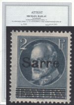 Saargebiet 1920 Mi. Nr. 31 A ** geprüft  Attest