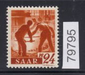 Saarland 1947 Mi. Nr. 233 II Fa G **   geprüft  Befund