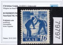 Saarland 1947 Mi. Nr. 231 II Fa G **   geprüft  Befund