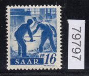 Saarland 1947 Mi. Nr. 231 II Fa G **   geprüft  Befund