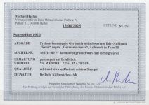 Saargebiet 1920 Mi. Nr. 16 III gestempelt geprüft Befund