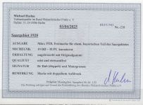 Saargebiet 1920 Mi. Nr. 19 DD *  geprüft Befund