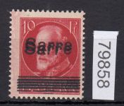 Saargebiet 1920 Mi. Nr. 19 DD *  geprüft Befund