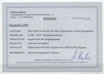 Saargebiet 1920 Mi. Nr. 20 DD *  geprüft Befund