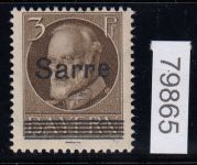 Saargebiet 1920 Mi. Nr. 31 B ** geprüft  Befund