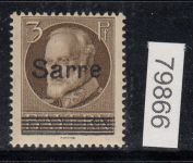 Saargebiet 1920 Mi. Nr. 31 B ** geprüft  Befund