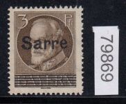 Saargebiet 1920 Mi. Nr. 31 B ** geprüft  Befund
