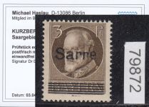 Saargebiet 1920 Mi. Nr. 31 B ** geprüft  Befund