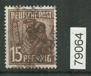 Bezirk 16 nr. 001e Altenburg 1 f ʘ 15 Pf., Gruppe 5, geprüft BPP