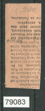 Bezirk 27 nr 020c Döbeln 2 ʘ 40 Pf., geprüft BPP