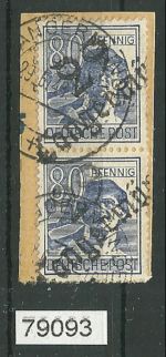 Bezirk 29 nr. 043 Tangermünde ʘ 80 Pf., Paar, geprüft BPP