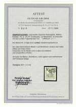 Abstimmung. Oberschlesien Oppelner Not. 1920, Mi.-Nr. 2 gestempelt gepr.  Attest