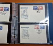 DDR 1949-56,   Leipziger Messe  Sammlung ca. 140 Stück