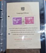 DDR 1949-56,   Leipziger Messe  Sammlung ca. 140 Stück