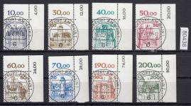 Bund 1977, Mich.-Nr.: 913-20 gestempelt Eckrand KBWZ  Frankfurt