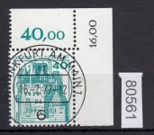 Bund 1977, Mich.-Nr.: 915 gestempelt Eckrand KBWZ  Frankfurt