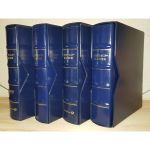 Post 1 Album (4 Ringe) mit Schuber Leer für Briefe, Postkarten, ETB, FDC