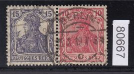 DR 1918/19 (MH 10), Mich.-Nr.: W 13 gestempelt