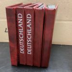 Alben 6 Stück für Briefe, Postk., ETB FDC leer gebraucht