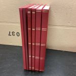 Einsteckalben  Briefmarkenalben 6 Stück weiß  gebraucht