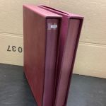 Lindner Ringbindern ( 18 Ringe )  + Schuber 2 Stück  LESEN