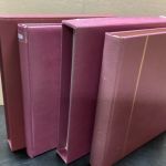 Lindner Ringbindern ( 18 Ringe )  + Schuber 2 Stück  LESEN