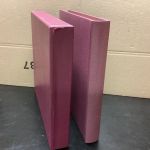 Lindner Ringbindern ( 18 Ringe )  + Schuber 2 Stück  LESEN