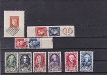 Frankreich 1949 : Mi.-Nr.: 833-880 gestempelt