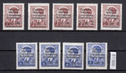 Montenegro, Mi.-Nr.  1-9 **  geprüft  Attest