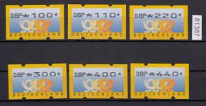 Bund 1999, Mich.-Nr.: ATM 3.1 **  100-440 Pf  (DBP)  VS 1  mit Zählnummer
