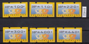 Bund 1999, Mich.-Nr.: ATM 3.1 **  100-440 Pf  (DBP)  VS 1  mit Zählnummer