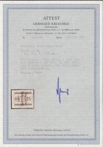 Zara, Mi.-Nr. Porto  4  **  geprüft  Attest    (Type II)