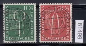 Bund 1955, Mich.-Nr.: 217+18 LUXUS Gestempelt  Ersttag   Berlin Charlottenburg