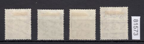 Bund 1954, Mich.-Nr.: 179 182 184 188 LUXUS Gest+gummi  ERSTTAG  Berlin-Charl.-burg  AS