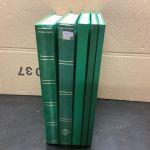 Einsteckalben  Briefmarkenalben 5 Stück weiß  gebraucht