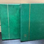 Einsteckalben  Briefmarkenalben 5 Stück weiß  gebraucht