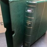 Leuchtturm Klemmbinder + Kassette  Wattiert leer grün