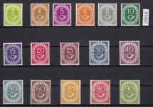 Bund 1951, Mich.-Nr.: 123-138 **  geprüft