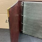 Einsteckalben  Briefmarkenalben 4 Stück  schwarz gebraucht