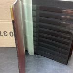 Einsteckalben  Briefmarkenalben 4 Stück  schwarz gebraucht