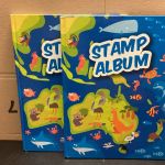 Einsteckalben  Briefmarkenalben für Kinder  2 Stück  weiß gebraucht