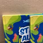 Einsteckalben  Briefmarkenalben für Kinder  2 Stück  weiß gebraucht