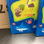 Einsteckalben  Briefmarkenalben für Kinder  2 Stück  weiß gebraucht