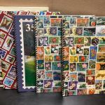 Einsteckalben  Briefmarkenalben 5 Stück weiß  gebraucht