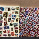 Einsteckalben  Briefmarkenalben 5 Stück weiß  gebraucht