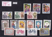 Vatikan 1985 Mi-Nr. 867-882 gestempelt